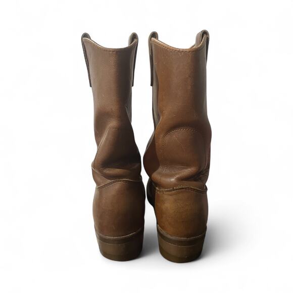 Vintage Men's Cowboy Boots Elastomeric Fibre Insole Composition Toe Sz 6.5 D - Picture 5 of 9